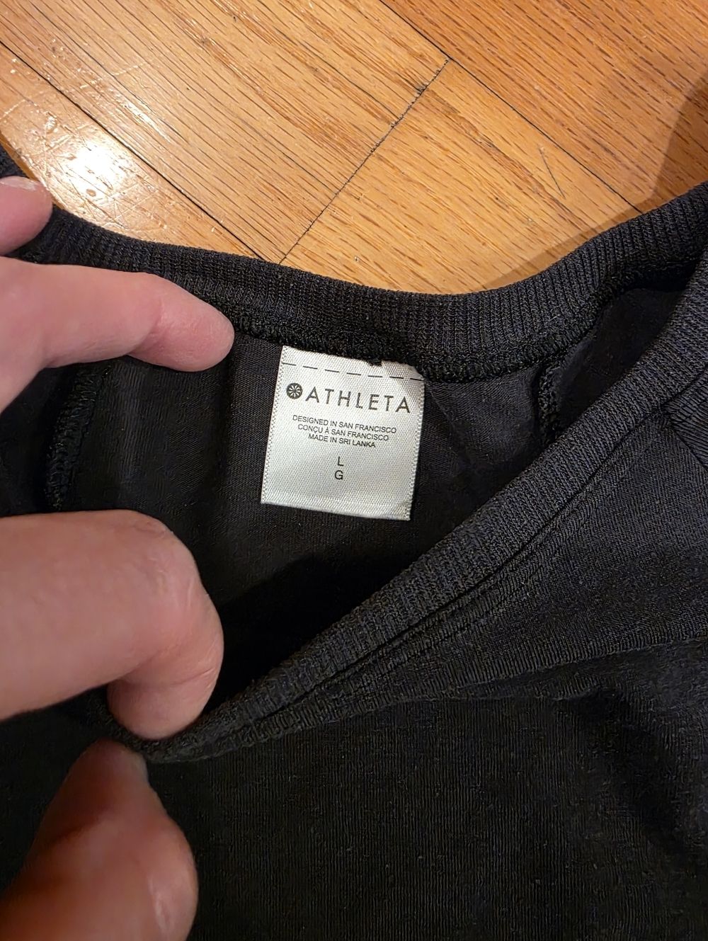 Athleta Ruched Side Tee - Picture 2 of 3